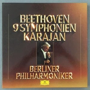 E447 Beethoven Complete 9 Symphonies Karajan BPO 8LP DGG 2740 172 Stereo - Picture 1 of 4