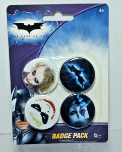 The Dark Knight Movie Batman Joker Enamel Badge Packs Button Badge Heath Ledger - Picture 1 of 5