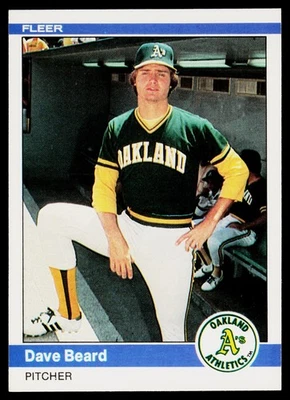 1984 Fleer #438 Dave Beard - VG - Image 1 of 2