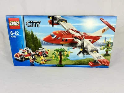 LEGO CITY 4209 Fire Plane RETIRED Town Truck Trailer Jet Plane NEW & SEALED - Image 1 of 4