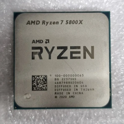 AMD Ryzen 7 5800X : AM4 8C/16HT 3.8Ghz 4.7Ghz/Turbo 32MB/L3 105W/TDP - Photo 1/3