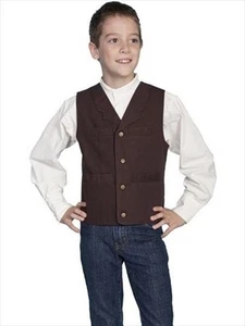 Scully RW041K-WAL-L Kinder Rangewear Frontier Weste, Walnuss, Large - Bild 1 von 1