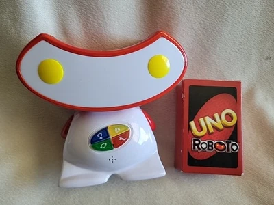 UNO Roboto Mattel Electronic 2010 Game Complete Cards Robot READ - Image 1 of 4