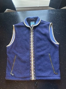 Alf Womens Vest Dark And Light Blue - Picture 1 of 9