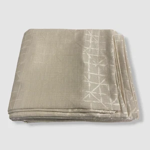 $1150 Fino Lino Linen & Lace Beige Chevrille King Duvet - Picture 1 of 7