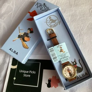 ALBA ACCK405 Studio Ghibli Watch Kiki's Delivery Service Jiji Anime Movie - Picture 1 of 7