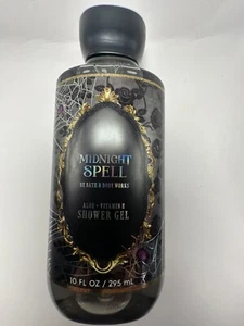 Bath and Body Works MIDNIGHT SPELL gel doccia 10 fl oz HALLOWEEN NUOVO - Foto 1 di 2