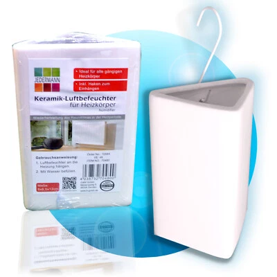 1/2/4x Luftbefeuchter Keramik Heizkörper Verdunster Wasser Verdampfer Heizung - Bild 1 von 3