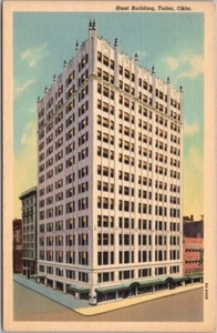 Postal vintage de TULSA, Oklahoma EDIFICIO CAZA Street View/Curteich lino 1939 - Imagen 1 de 2