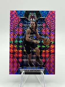Cole Anthony 2022-23 Mosaic Basketball Pink Prizm 119/149 Magic #10
