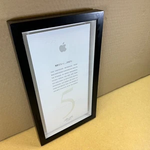 RARO __ 5 AÑOS EN APPLE_PREMIO ANIVERSARIO_COPIA IMPRESA FIRMA DE STEVE JOBS - Imagen 1 de 14