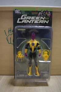Sinestro Lanterna Verde Serie 3 Action Figure DC Direct 2008 Giallo MOC Sigillato - Foto 1 di 6