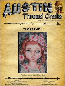 Lost Girl by Christy Harris AustinThreadCrafts cross stitch pattern - Picture 1 of 5