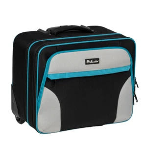 Henselite Professional Bowls Trolley Bag: BLACK GREY LIGHT BLUE.   FREE P AND P - Picture 1 of 2