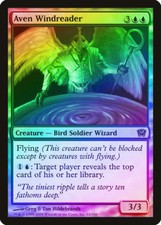 Aven Windreader FOIL 9th Edition NM Blue Common MAGIC GATHERING CARD ABUGames
