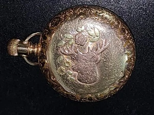 1890 Elgin B.W. Raymond Grade 116 30s 15 Jewels Hunter Case Pocket Watch 2 1/8" - Picture 1 of 24