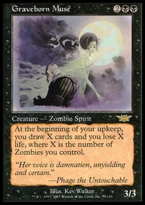 MTG Magic the Gathering Graveborn Muse (73/145) Legions MP - Picture 1 of 1