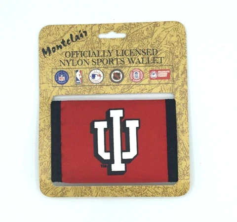 INDIANA HOOISERS NYLON WALLET NCAA LICENSED FREE SHIPPING Cover