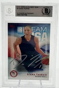 Diana Taurasi Signed WNBA 2016 Topps Team USA Card #4 BAS Authentic Autograph - Picture 1 of 2