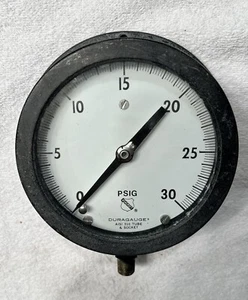 Manómetro Duraguage Ashcroft AISI 316 0-30# PSI PSI PSIG esfera de 6" 1/4" NPT - Imagen 1 de 3