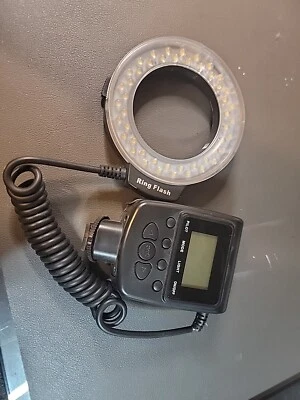 Luz de flash HD-130 luz de montaje en anillo macro para cámara réflex digital NIKON/CANON Foto 1 de 4