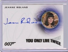 2016 James Bond Archives Spectre Edition A292 JEANNE ROLAND Autograph 
