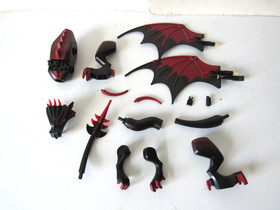 LEGO 7094 King&rsquo;s Castle Siege Black & Red Dragon 95% Complete