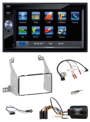 Blaupunkt Lenkrad USB Bluetooth TMC 2DIN Navigation für Nissan Pathfinder R51 20 - Bild 1 von 4