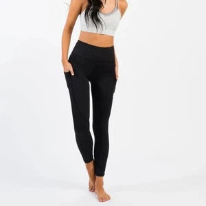 Leggings ZYIA ACTIVE Bolsillo Ligeros y Apretados Tiro Alto Negros 12 - Imagen 1 de 10