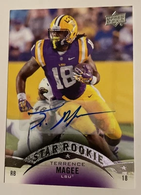 2015 Upper Deck - Star Rookie Terrence Magee #114 Autographs (AU, RC) LSU Tigers - Image 1 of 2