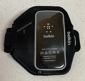 Belkin Sport-Fit Plus Brassard pour iPhone 5 5c 5s Clé Cash Slot Hook & Loop Strap - Photo 1 sur 8