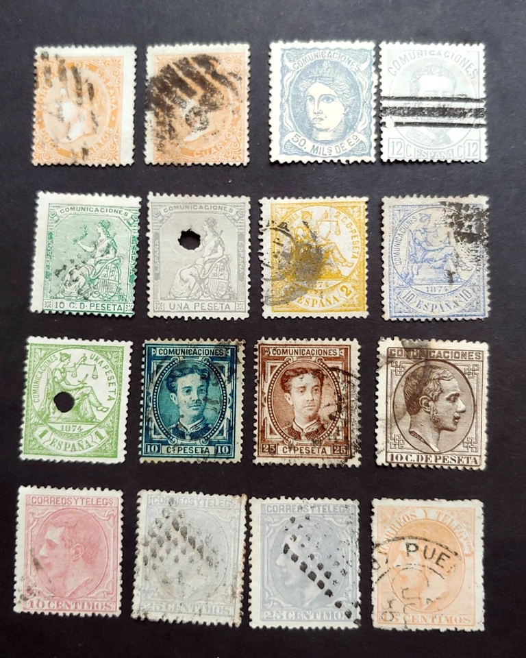 CLASSIC LOT SPAIN ESPAGNE SPANIEN VF USED K6 - Image 1 of 1