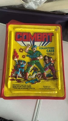 Estuche de coleccionistas de combate tiene capacidad para 24 figuras de acción 1987 juguete Tara Foto 1 de 3