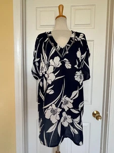 KONA SOL floral bathing suit cover-up size M - Picture 1 of 7