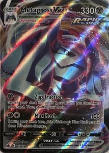 Pokemon TCG Metagross VMAX 113/198 SWSH06: Chilling Reign Ultra Rare - Picture 1 of 1