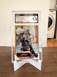 2023 Topps Chrome Formula 1 F1 Drivers Max Verstappen #1 Gold Wave Refractor /50 - Picture 1 of 4