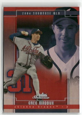 2004 Fleer Showcase #87 Greg Maddux ☘️FIND!👀719 - Image 1 of 2