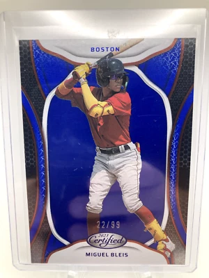 2023 Panini Chronicles Certified Miguel Bleis /99 Red Sox - Image 1 of 2
