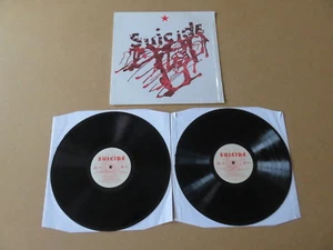 SUICIDE S/T DEBUT 2x LP 1998 UK PRESSING & BONUS LIVE ALBUM ALAN VEGA MARTIN REV - Picture 1 of 12