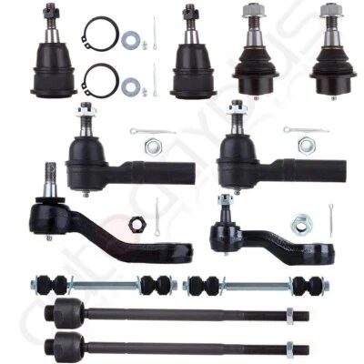 12 Of Suspension Kit Fit Fits 2003-2005 GMC Savana 2500 Ball Joint Pitman Idler - Изображение 1 из 4