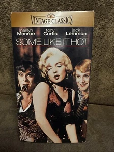 Some Like It Hot VHS New Factory Sealed Marilyn Monroe Tony Curtis 1959/1997 - Picture 1 of 6