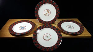 Arita TARTAN Holiday Accent Salad Plate Buy by the Piece Mint - Picture 1 of 15