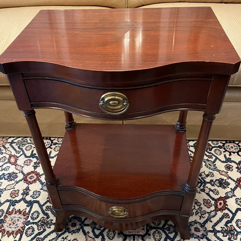 Drexel New Travis Court Mahogany Night Stand or Bedside Table #3 Cover