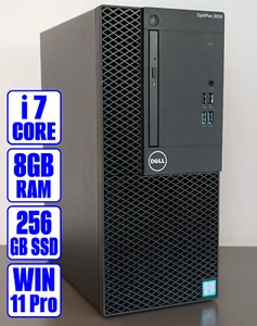 PC Dell OptiPlex 3050 Core i7-7700 4.20GHz, RAM 8GB DDR4, SSM 256GB Rechn/MwSt. - Bild 1 von 6