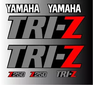 YAMAHA 1985-86 TRI-Z 250 FENDER SHROUD DECALS GRAPHICS tz2 - Picture 1 of 2