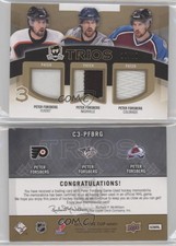 2012-13 Upper Deck The Cup Trios Patch /10 Peter Forsberg #C3-PFBRG Patch HOF