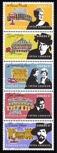 2006-Canada SC#2182a - Opera - Strip of 5 Stamps Lot A100 M-NH   - Picture 1 of 1