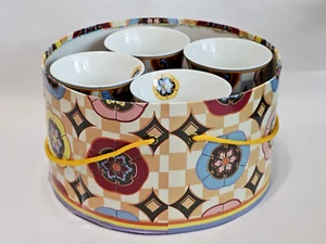 Juego de 4 tazas caleidoscopio MAXWELL WILLIAMS taza de té de café de cerámica con caja (sin tapa) - Imagen 1 de 13