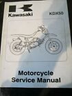 Kawasaki KDX50A service manual 