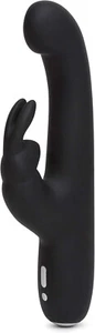 HAPPY RABBIT SLIMLINE RECHARGEABLE G-SPOT RABBIT VIBRATOR 'FREE POSTAGE' - Picture 1 of 3